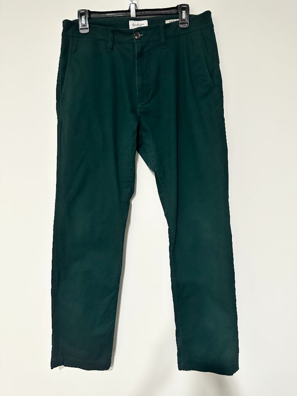 Men Goodiellow & Co Hennepin Chino Dark Green Pants